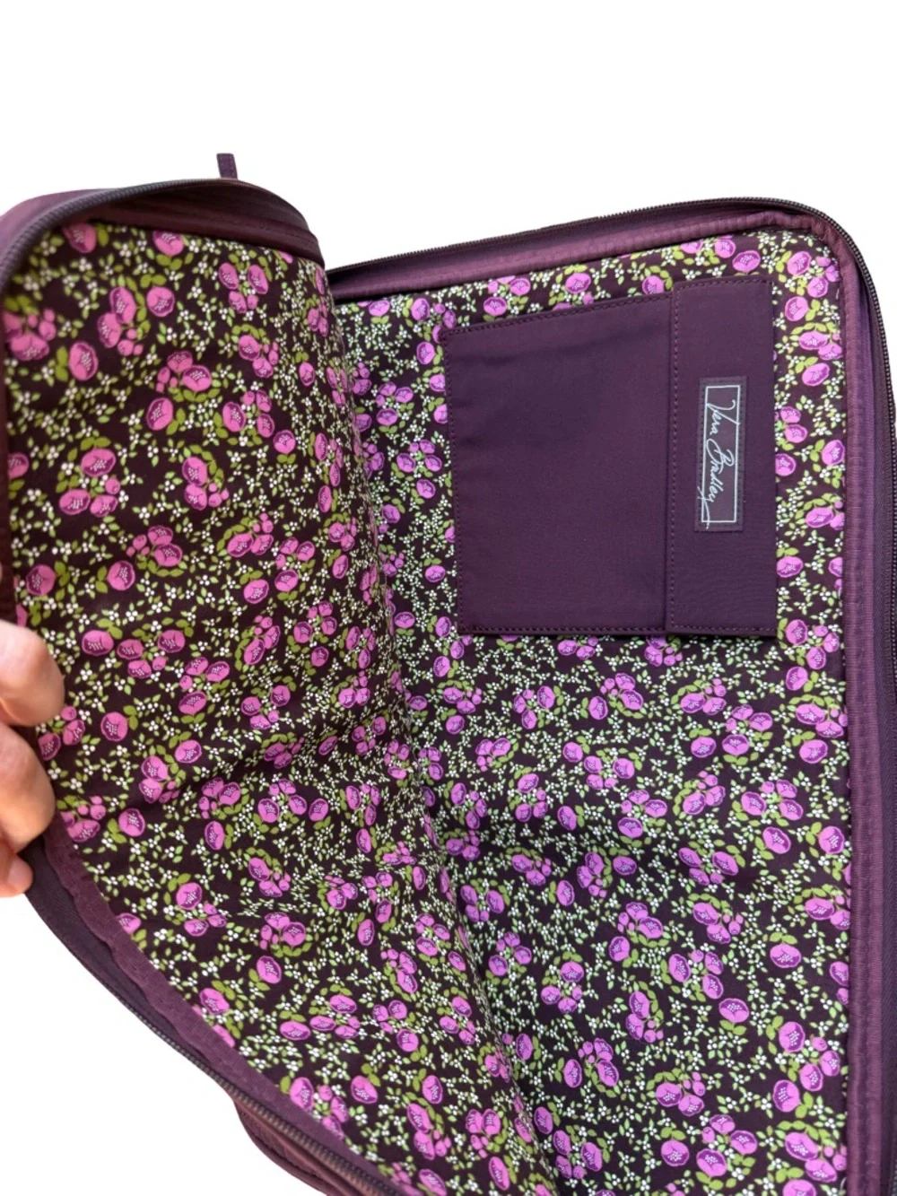 Vera Bradley Purple Quilted Laptop Sleeve
